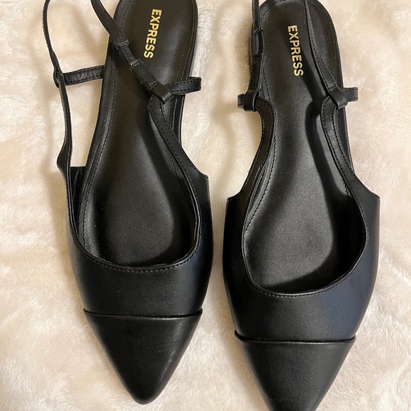 Express Shoes - Express Slingback Pointed toe flats